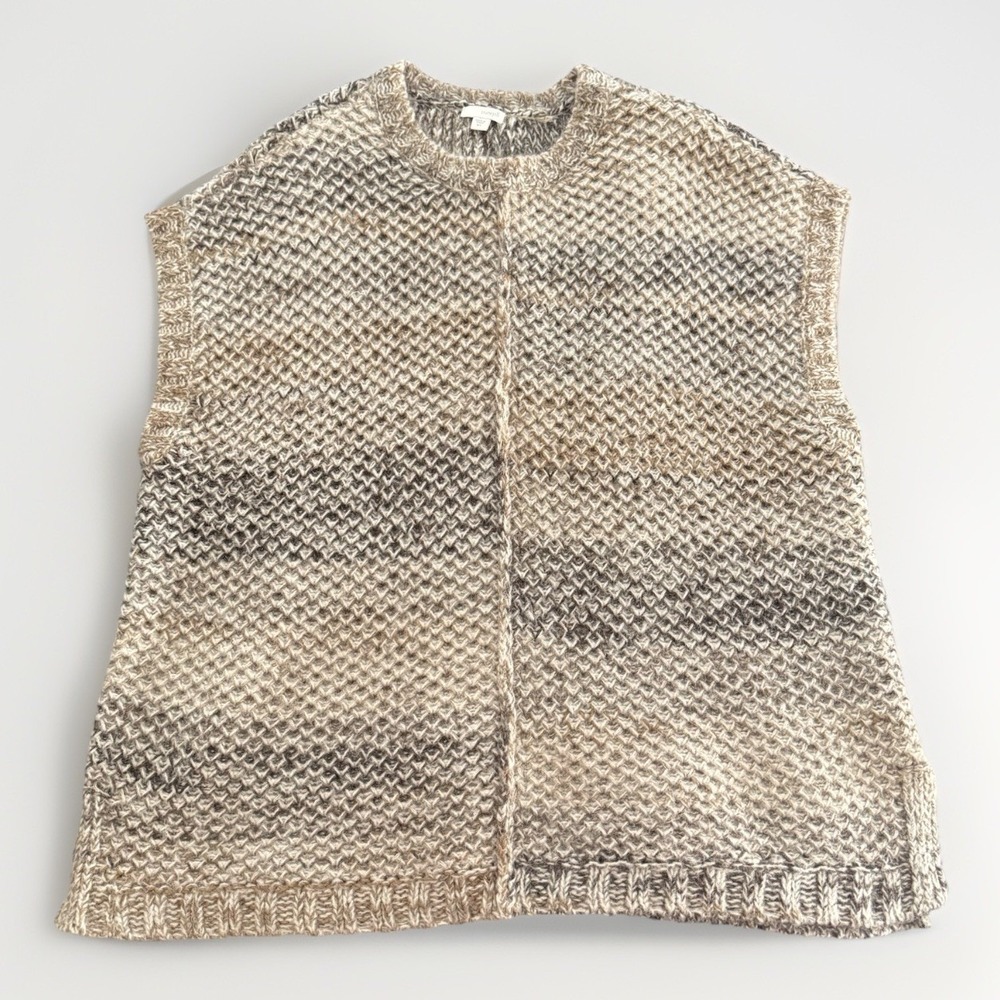 Pure Jill Cozy Sweater-M/L-Chunky Knit‎ Wool/Mohair Blend-Quiet Luxury-Layers